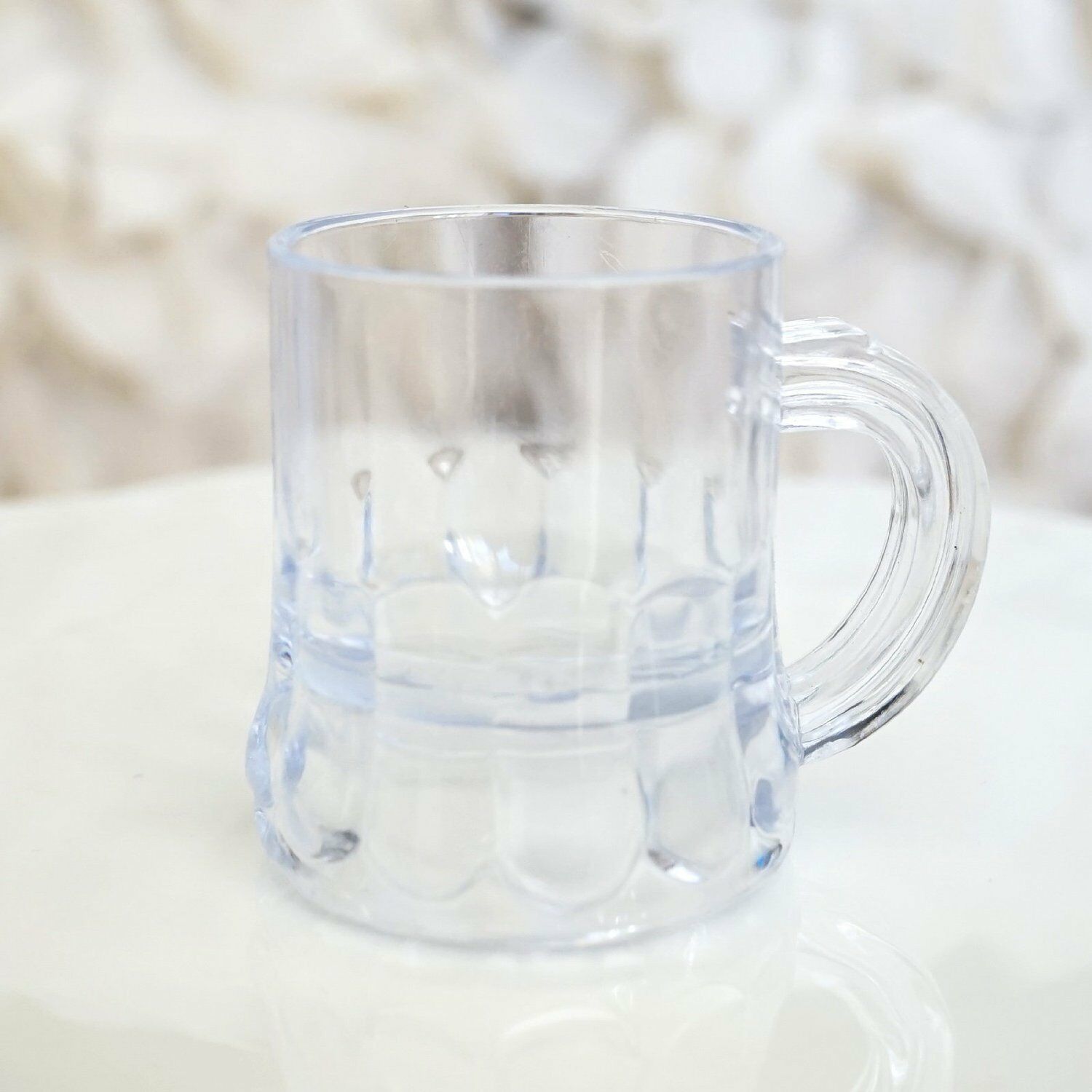 Set Of 8 Mini Beer Mugs Shot Glass Plastic Wedding Favor Beerfest Pub Usa