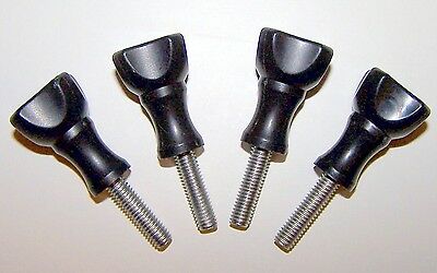 4 Genuine Gopro Short Thumb Screws For Gopro Hd 1 2 3 3+plus, 5 The Real Ones